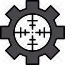 Target Information Technology Sniper Scope Icon