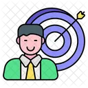 Target Objective Employee Icon
