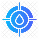 Target Ecology And Environment Water Drop Icon