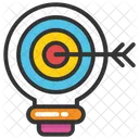 Bulb Target Creative Icon