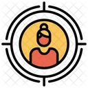 Customer Target Client Icon