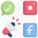 Internet Marketing Media Advertising Promotion Icon