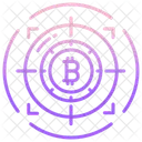 Target Bitcoin Target Crypto Currency Icon
