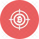 Target bitcoin  Icon