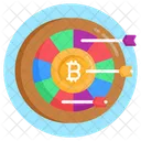 Target Money Target Bitcoin Target Business Icon