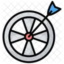 Target Board Bullseye Dartboard Icon