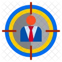 Target Businessman  Icon