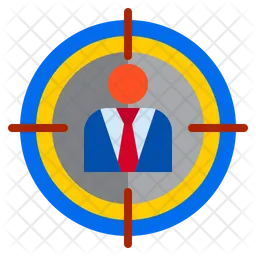 Target Businessman  Icon
