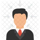 Target Businessman Audience Business Icon