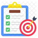 Target Checklist Target List Target Todo Icon