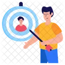 Target Client Target Customer Target User Icon