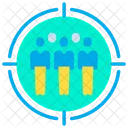 Customer Target Client Icon