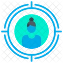 Customer Target Client Icon