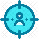 Target Customer Focus Client Icon