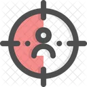 Target Customer Focus Client Icon