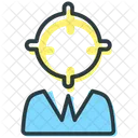 Target Customer Business Plan Businessman Icon