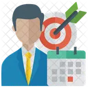 Project Deadline Target Deadline Deadline Infographic Icon