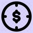 Target Dollar Target Money Icon