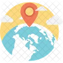 Navigazione Mondo Mappa Icon