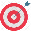 Target Business Goals Performance Objectives Icon