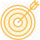 Target Duotone Line Icon Icon