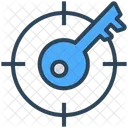 Seo Target Key Icon