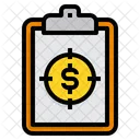 Clipboard Profit Target Icon