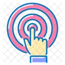 Target Targeting Finger Icon
