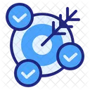 Target Goal Achievement Icon