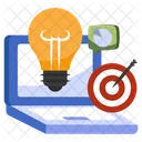 Target Idea Innovation Bright Idea Icon