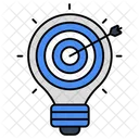 Target Idea Innovation Bright Idea Icon