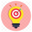 Target Idea Innovation Bright Idea Icon