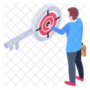 Target Key  Icon