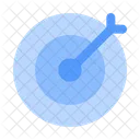 Target Kpi Performance Metrics Business Goal Icon