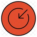 Target Left Target Direction Icon