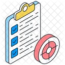 Target List Todo List Checklist Icon