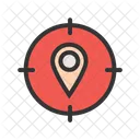 Target Location Pin Icon