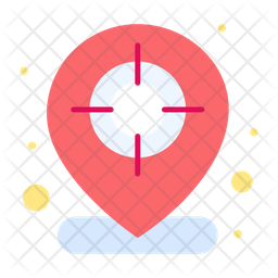 Target Location Icon - Download in Flat Style