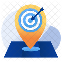 Target Location Icon - Download in Flat Style