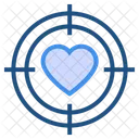 Heart Valentines Day Target Icon