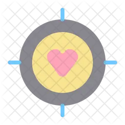 Target Love  Icon