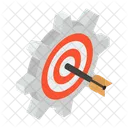 Target Management Target Setting Target Configuration Icon