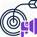 Target Marketing Audience Segmentation Icon