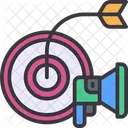 Target Marketing Audience Segmentation Icon