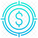Dollar Target Money Icon