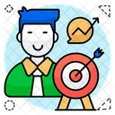 Target Person Aim Objective Icon