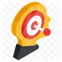 Target Person Target User Target Employee Icon