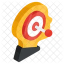 Target Person Target User Target Employee Icon