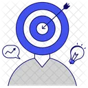 Target Person Target Employee Headhunting Icon