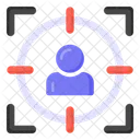 Focus Person Target Person Target Man Icône
